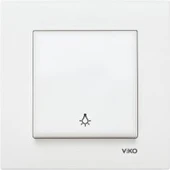 Karre Beyaz Light Anahtar Çerçeve Dahil - 1