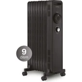 Kumtel 9 Dilim Siyah Radyatör Kum-1225S - 1