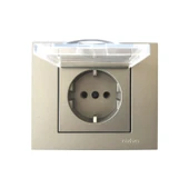 Ovivo Antrasit Kapaklı Priz - 1