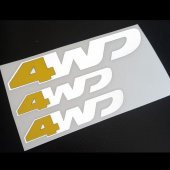 OTOGRAFİK - DACİA DUSTER 4WD STICKER SET - 3