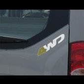 OTOGRAFİK - DACİA DUSTER 4WD STICKER SET - 4