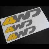 OTOGRAFİK - DACİA DUSTER 4WD STICKER SET - 6