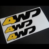 OTOGRAFİK - DACİA DUSTER 4WD STICKER SET - 9