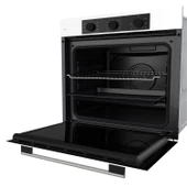 Flowart Turbolu Silenart Beyaz Cam Ankastre Set ( 65 CM Woklu OCAK ) QBL62CB - SC406 - D078SA - 5