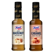 Kent Boringer Kahve Şurubu 355 ml Fındık ve Caramel Aromalı 2 li - 1