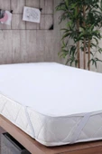 120x200 Sıvı Geçirmez Tek Kişilik Alez Pamuklu Köşe Lastikli - 2
