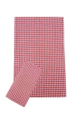 Zefir Desen Sofra Bezi Masa Örtüsü 170 x 170 Cm Kırmızı - 1