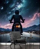 Neon Araba Temalı Duvar Kağıdı Baskı thumbnail 7