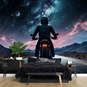 Neon Araba Temalı Duvar Kağıdı Baskı thumbnail 2