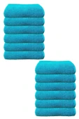 12li Paket Boya Tutmayan Mikrofiber El Yüz Spor Kuaför Havlusu 50X90 Cm - 2