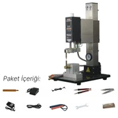 Glitter G350 Pnömatik Profesyonel Otomatik Pil Puntalama Kaynak Makinesi Kaynak Başlığı Ve Kontrol Ünitesi Punto Makina - 4