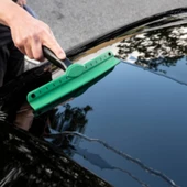 Wipe-N-Shine Saplı Silikon Geniş Su Çekçek Cam Filmi Uygulama Aparatı 18x25cm - 3