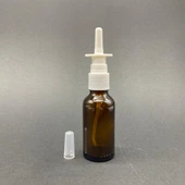 30ml kahverengi şişe, Burun spreyi, 24 adet Nazal Spreyli, Ecza şişesi, İlaç Şişesi - 1