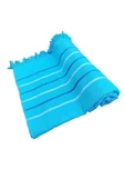 Peştemal Plaj Havlusu %100 Pamuklu 70x150 Cm  Turkuaz Waves - 3