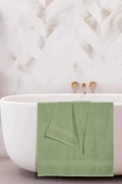 2 li Banyo Havlu Takımı %100 Pamuklu Dry Yeşil - 2