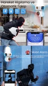 Ampül Kamera, WIFI, 9MP, Alarm, Uzaktan İzleme, Hareket Tabiki, Anlık Bildirim,Gece Görüşü, Kablosuz - 3
