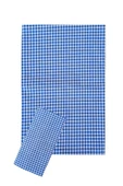 Zefir Desen Sofra Bezi Masa Örtüsü 170 x 170 Cm Mavi - 1