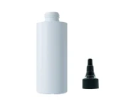 250ml beyaz plastik asansör kapaklı şişe, 12 adet, serum şişesi, tonik şişesi, asansör kapaklı şişe, sos şişesi, medikal şişe - 1