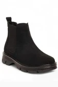 Celira Siyah Lastikli Süet Kadın Bot & Bootie NSB945 thumbnail 2