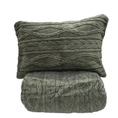 COMFORT YORGAN SETİ ÇİFT KİŞİLİK IVY HAKİ thumbnail 2