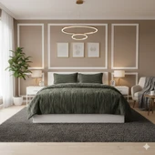 COMFORT YORGAN SETİ ÇİFT KİŞİLİK IVY HAKİ thumbnail 1