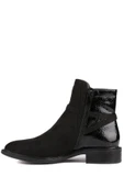 Stato - Siyah Rugan Fermuarlı Kadın Bot thumbnail 4