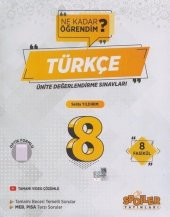 8. Sınıf Türkçe Ünite Değerlendirme Sınavı Spoiler Yayınları - 1