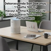 NPO iHome ARP1 Hepa-Aktif Karbon Filtreli 100m3/h Işıklı Ultra Sessiz Air Purifier Hava Temizleyici thumbnail 3