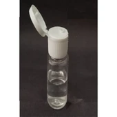 Ziylan 50ML Şeffaf Plastik Şişe+Fliptop Kapak,dezenfektan Şişesi,açmalı Kapak,boş Şişe,50 Adet - 1