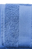 2 li Banyo Havlu Takımı %100 Pamuklu Dry Mavi - 3