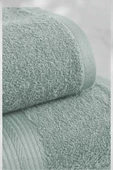 2 Parça Battal Lüks Premium Banyo Spa Havlu Takımı 90x170 Cm Açık Gri - 2