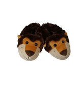 YAZKIŞ Kadın Kahve Krem Arslan Köpek Hayvan Fiğürlü Panduf thumbnail 3