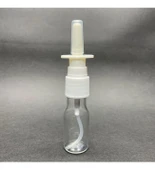 10ml şeffaf şişe, Burun spreyi, 12 adet Nazal Spreyli, Ecza şişesi, İlaç Şişesi - 1