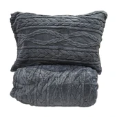 COMFORT YORGAN SETİ ÇİFT KİŞİLİK IVY ANTRASİT thumbnail 2