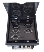 KARAVAN&TEKNE UNİVERCAL TRIBLEX ÜÇ GÖZLÜ OCAKLI GAZLI FIRIN thumbnail 3