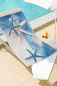 SeaDream Tropikal Desenli Plaj Havlusu 70X140 Cm Starfish - 2