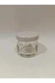 29cc Şeffaf Cam Beyaz Kapak Kavanoz,mini Kavanoz,bal Kavanozu,süs Kavanozu,100 Adet - 1
