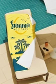 SeaDream Tropikal Desenli Plaj Havlusu 70X140 Cm Summer Holiday - 1