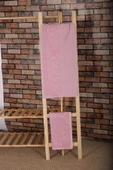 2 Parça %100 Pamuklu Banyo Havlu Seti Sultan Pembe - 1