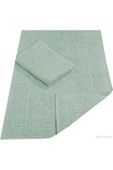 2 Li Banyo Ayak Havlusu %100 Pamuk 50X70 Cm Menesch Yeşil - 1