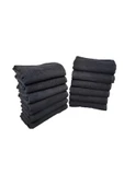 12li Paket Boya Tutmayan Mikrofiber El Yüz Spor Kuaför Havlusu 50X90 Cm - 1