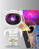 8 Efektli Astronot Galaxy Projektör Uzaktan Kumandalı LED Gece Lambası - 4