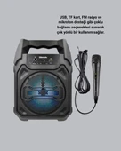 Taşınabilir Şarjlı Hoparlör – Bluetooth, TWS ve Uzun Pil Ömrü - 2