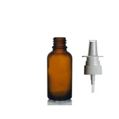 30ml kahverengi cam şişe, Burun spreyi, 12 adet Nazal Spreyli, Ecza şişesi, İlaç Şişesi - 1