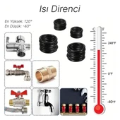 Powermaster PM-28533 800 Parça Kauçuk Conta Halka Seti 28 Farklı Ölçü O-Ring Nitril NBR Su Geçirmez - 2