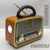 Retro Radyo: Nostaljik Eskitme, Güneş Enerjili, Bluetooth ve Fener Özellikli - 7