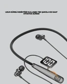 Boyun Askılı Kablosuz Bluetooth Kulaklık – Aktif Gürültü Önleme, LCD Ekranlı - 4