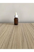 50ml kahverengi cam ecza şişesi plastik damlalıklı çubuklu, 50 adet, ecza şişesi, cam şişe, amber şişe,kozmetik şişe - 1