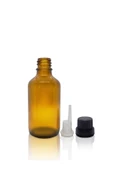 50 Cc Içten Damlalıklı Amber Şişe - 30 Adet - 1