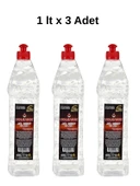 Reşo Jel Yakıt 1 Litre x 3 Adet Osmanlı Ocağı, Kamp, Piknik, Mangal Soba Tutuşturucu - 1